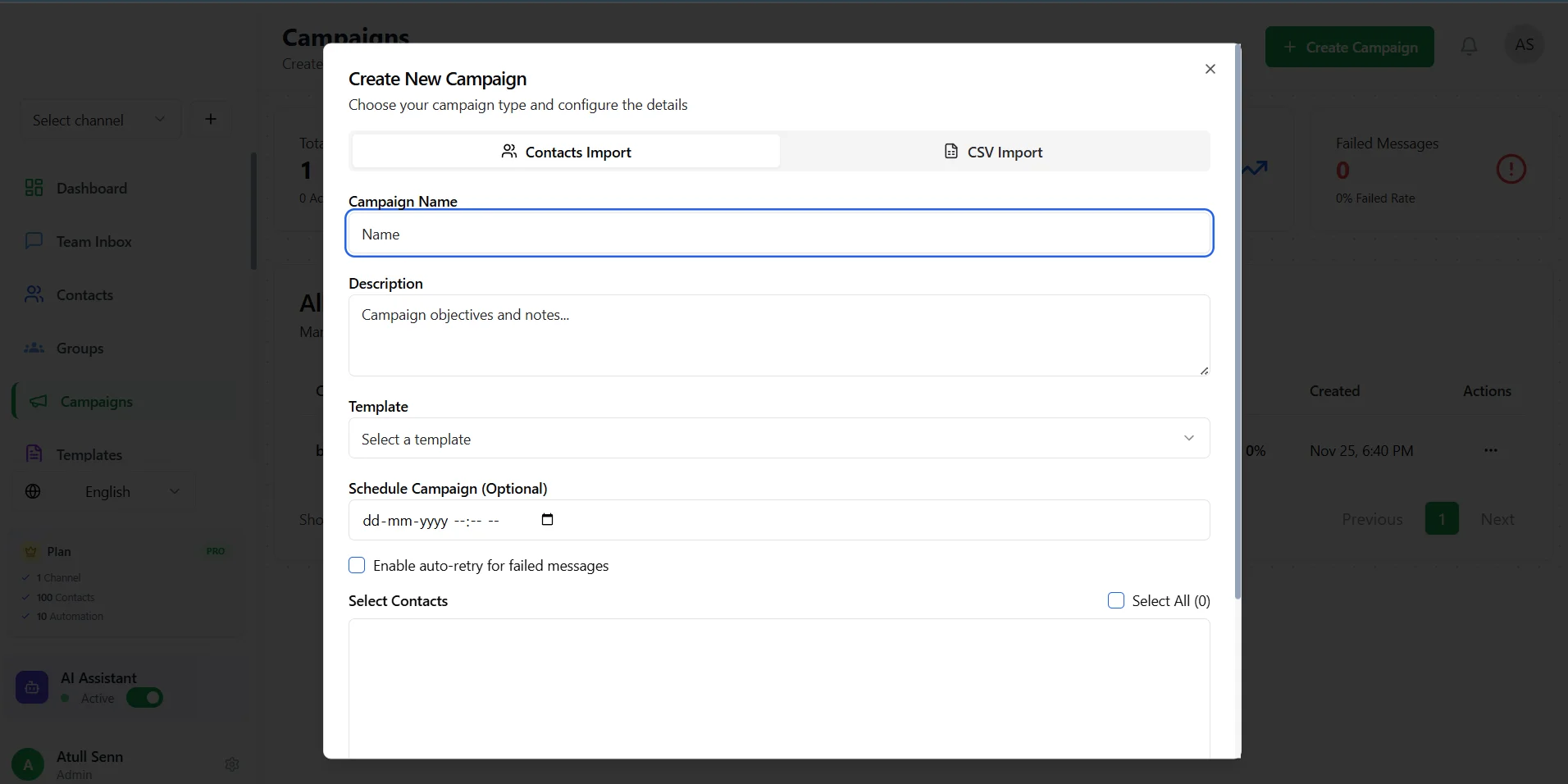 Step 3: Build & Launch Campaigns